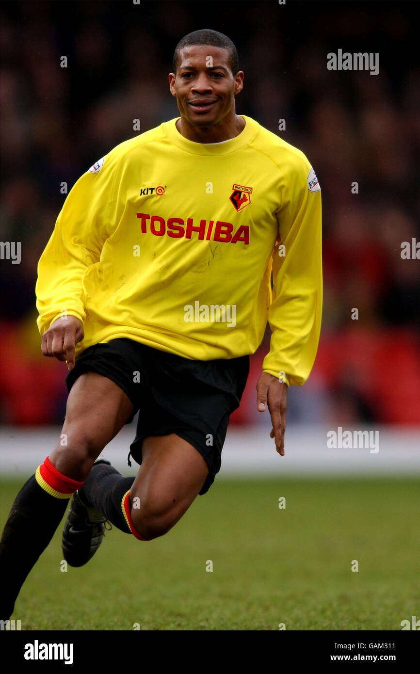 Football - Nationwide League Division One - Watford / Norwich City. Micah Hyde, Watford Banque D'Images