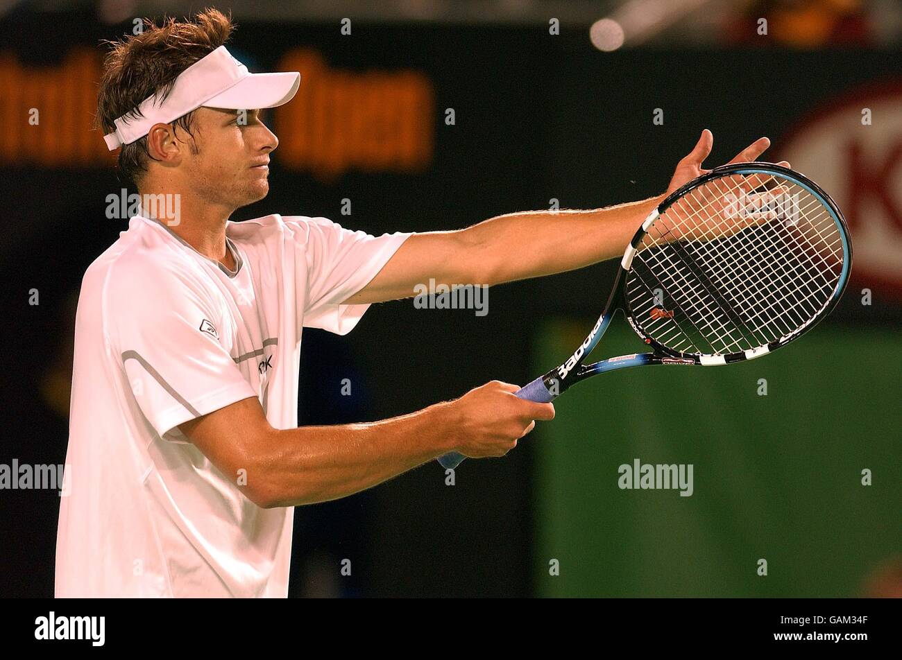Tennis - Open Australie - Jour 10. Banque D'Images