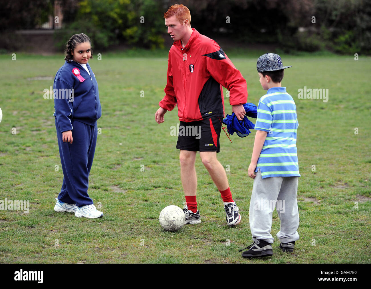 Football - Fulham Community Day - Craven Cottage Banque D'Images