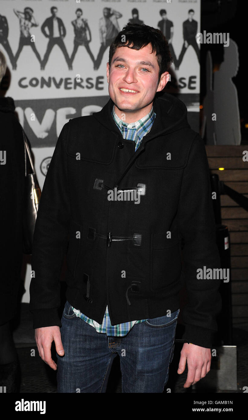 Mathew Horne arrive pour la fête Converse Century, au Hoxton Bar & Grill sur Hoxton Square, à Londres. Banque D'Images