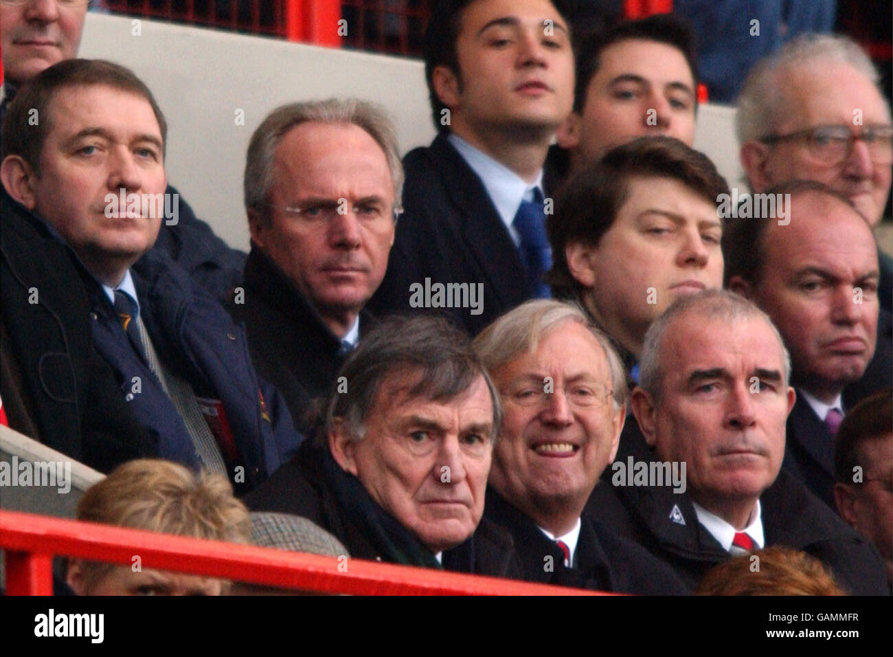 Soccer - FA Barclaycard Premiership - Charlton Athletic / Everton.Sven Goran Eriksson, directeur de l'Angleterre, observe l'action entre Charlton Athletic et Everton Banque D'Images