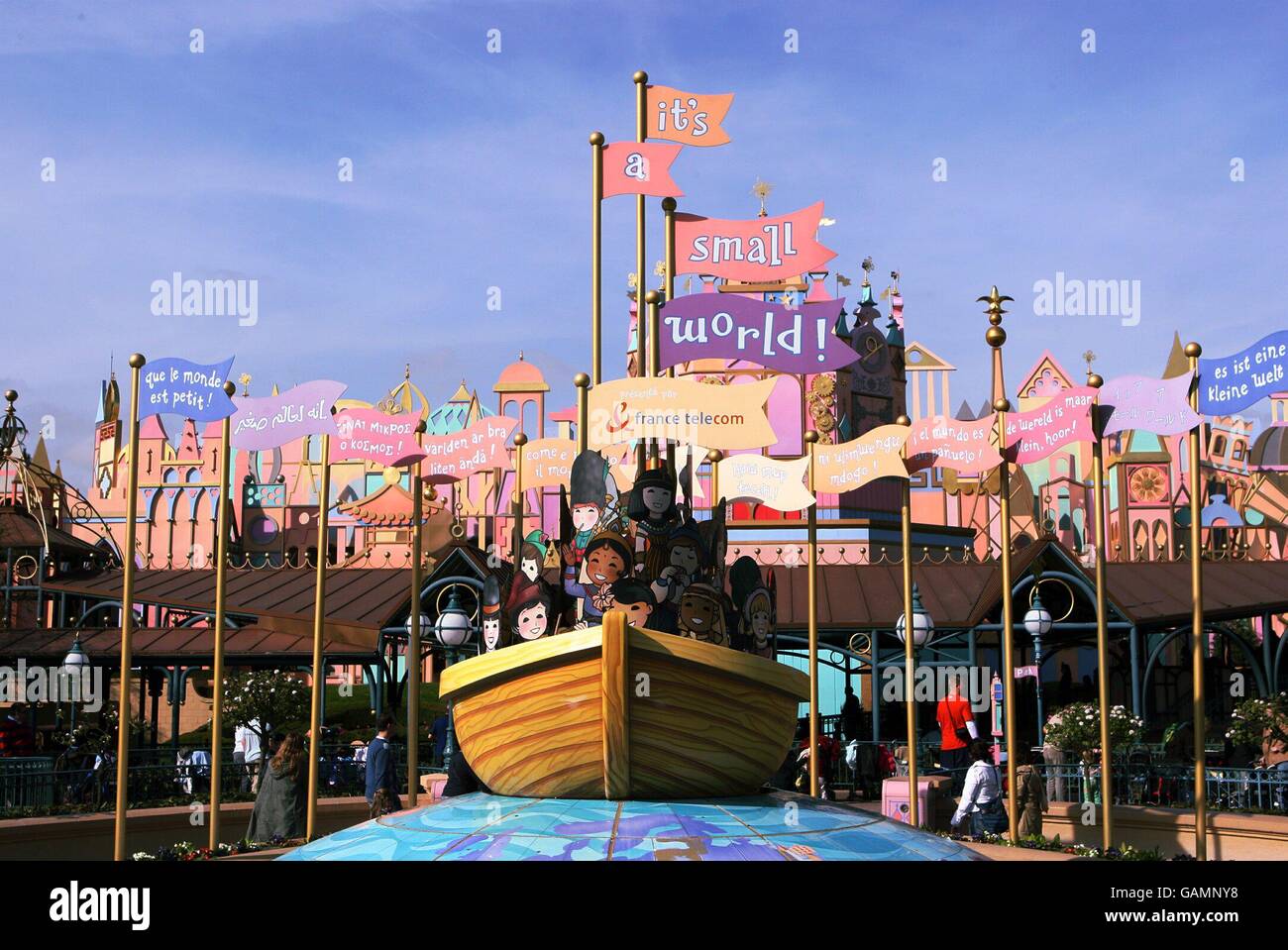 Célébration du 15ème anniversaire de Disneyland Paris - Banque D'Images