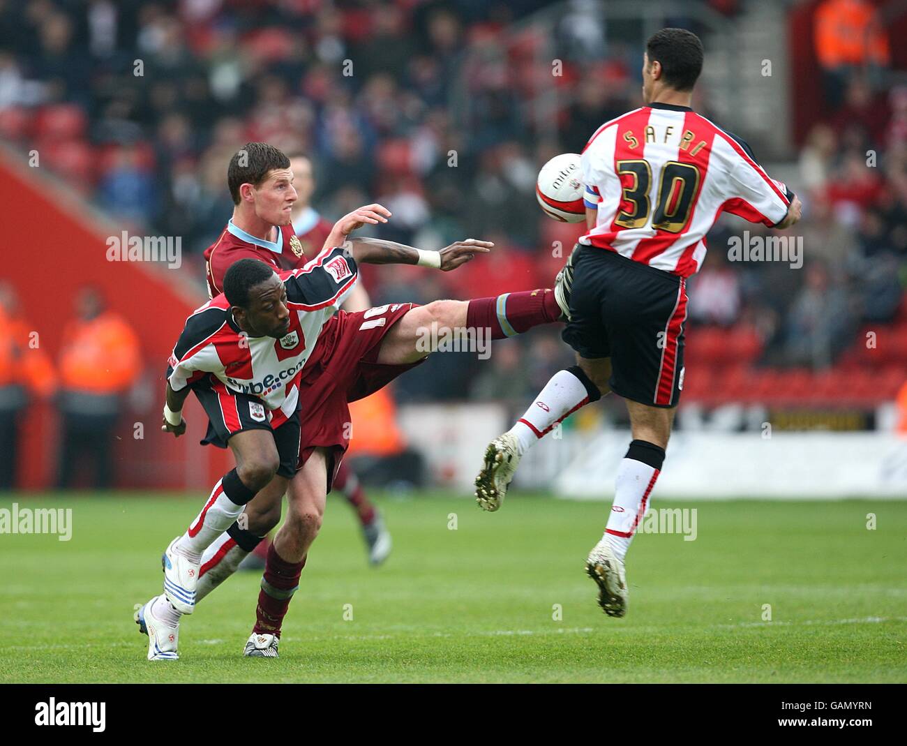 Soccer - Coca-Cola Football League Championship - Southampton v Burnley - Saint Mary's Stadium Banque D'Images