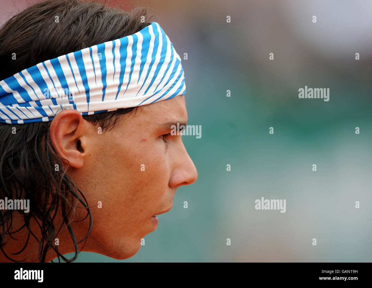 Tennis - série ATP Masters - Monte Carlo - Mario Ancic / Rafael Nadal.Rafael Nadal Banque D'Images