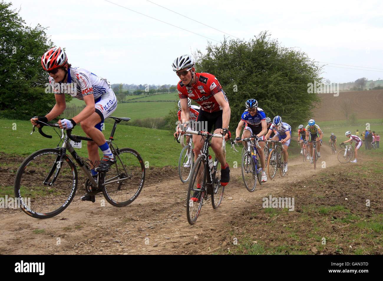 Cyclisme - East Midlands International CiCLE Classic.Un point de vue général de l'action pendant l'International CiCLE Classic des Midlands de l'est Banque D'Images