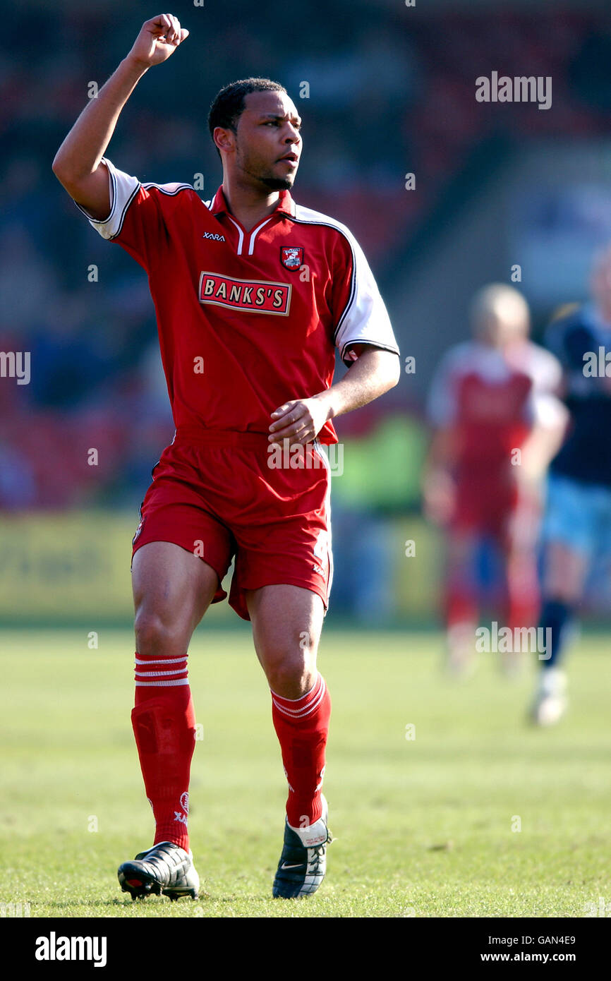 Soccer - Nationwide League Division One - Walsall c. Burnley. Matt Carbon, Walsall Banque D'Images