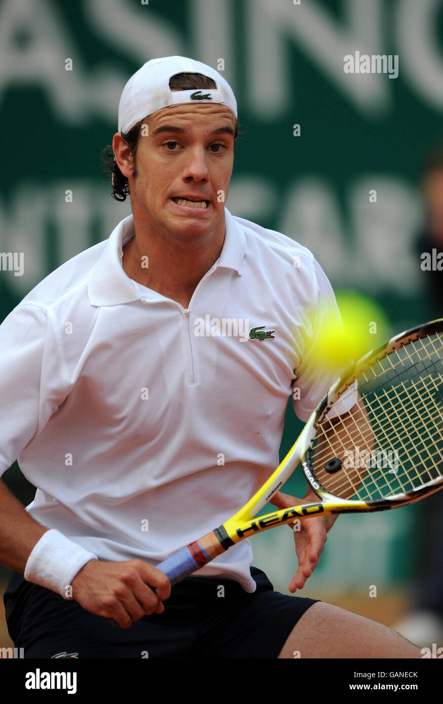 Tennis - série ATP Masters - Monte Carlo - Sam Querrey / Richard Gasquet.Richard Gasquet Banque D'Images