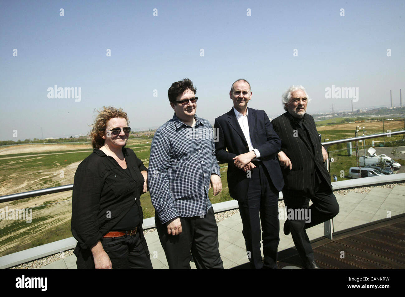 Vallée d'Ebbsfleet sculpture Banque D'Images