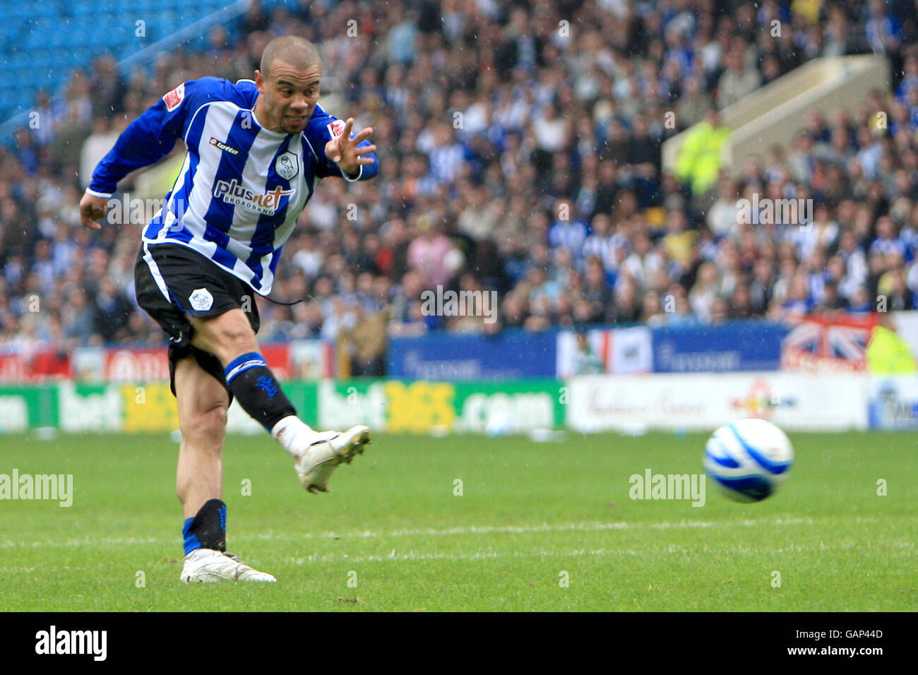 Football - Championnat de la ligue de football Coca-Cola - Sheffield Wednesday et Norwich City - Hillsborough.Deon Burton, Sheffield, mercredi Banque D'Images