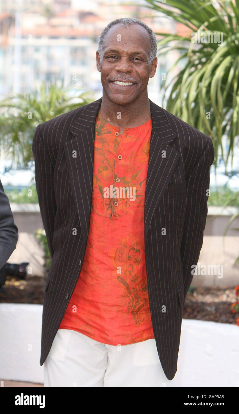 Danny Glover assiste à un photocall pour promouvoir son dernier film "cécité" lors du 61e Festival de Cannes au Palais des Festivals de Cannes en France. Banque D'Images