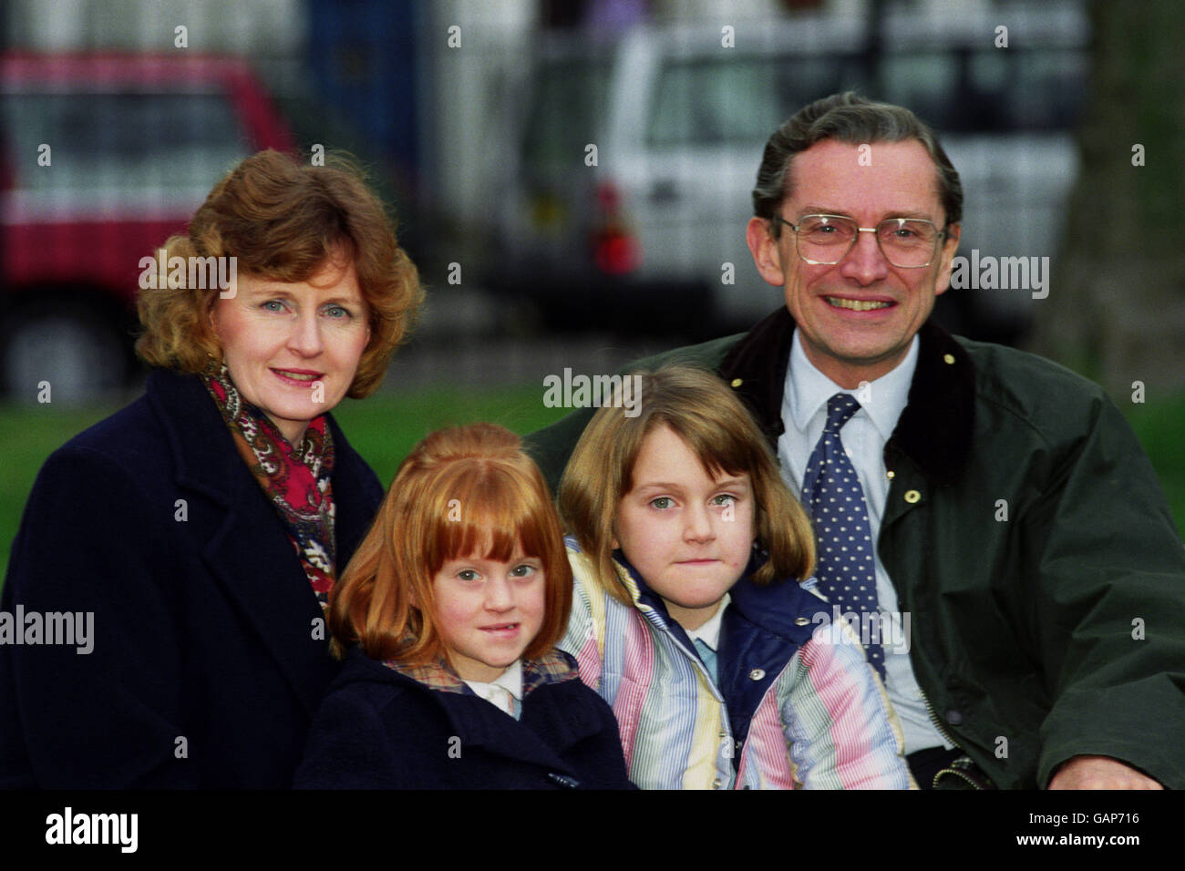 Politique - Sir Norman Fowler et famille - Démission Banque D'Images