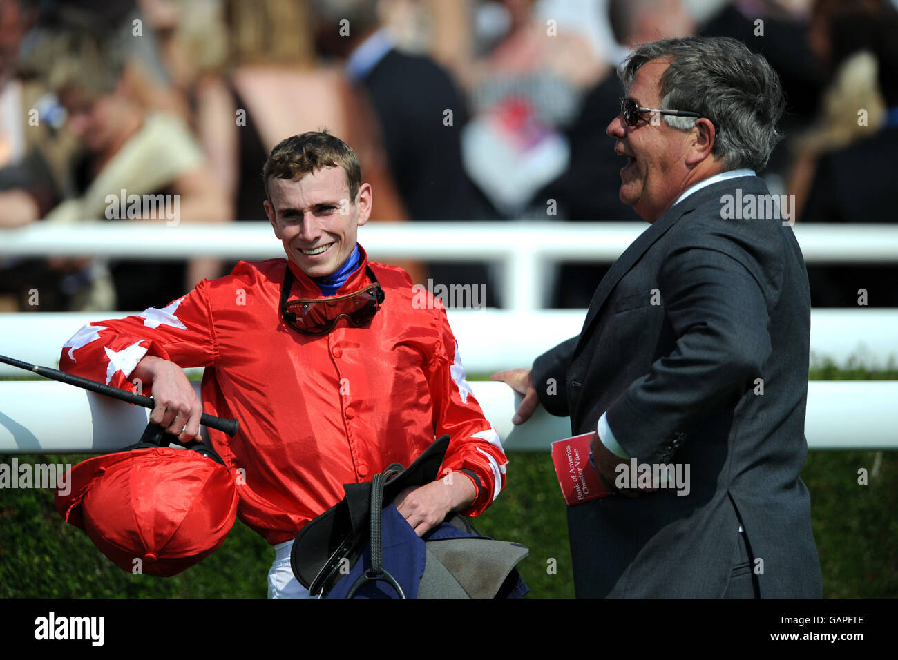 Les courses de chevaux - totesport.com Chester Cup Day - Jour deux - Chester Racecourse - Les enjeux Handicap Halifax Banque D'Images