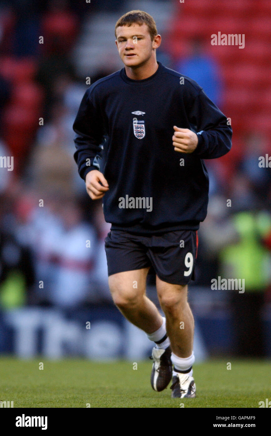 Football - Championnat d'Europe 2004 qualification - Groupe sept - Angleterre / Turquie. Wayne Rooney, Angleterre Banque D'Images