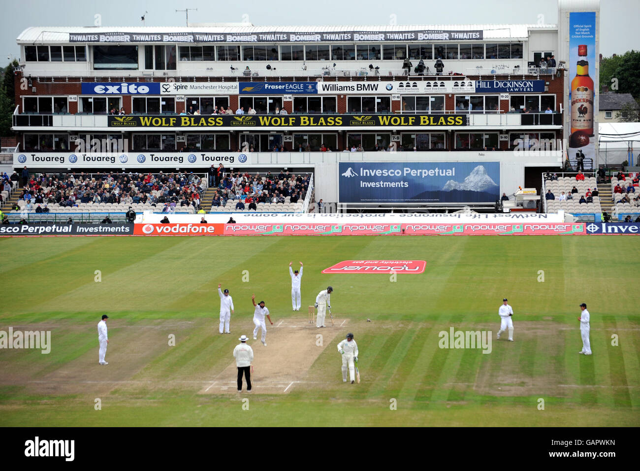 Cricket - Deuxième npower Test Match - Jour trois - Angleterre v Nouvelle-zélande - Old Trafford Banque D'Images