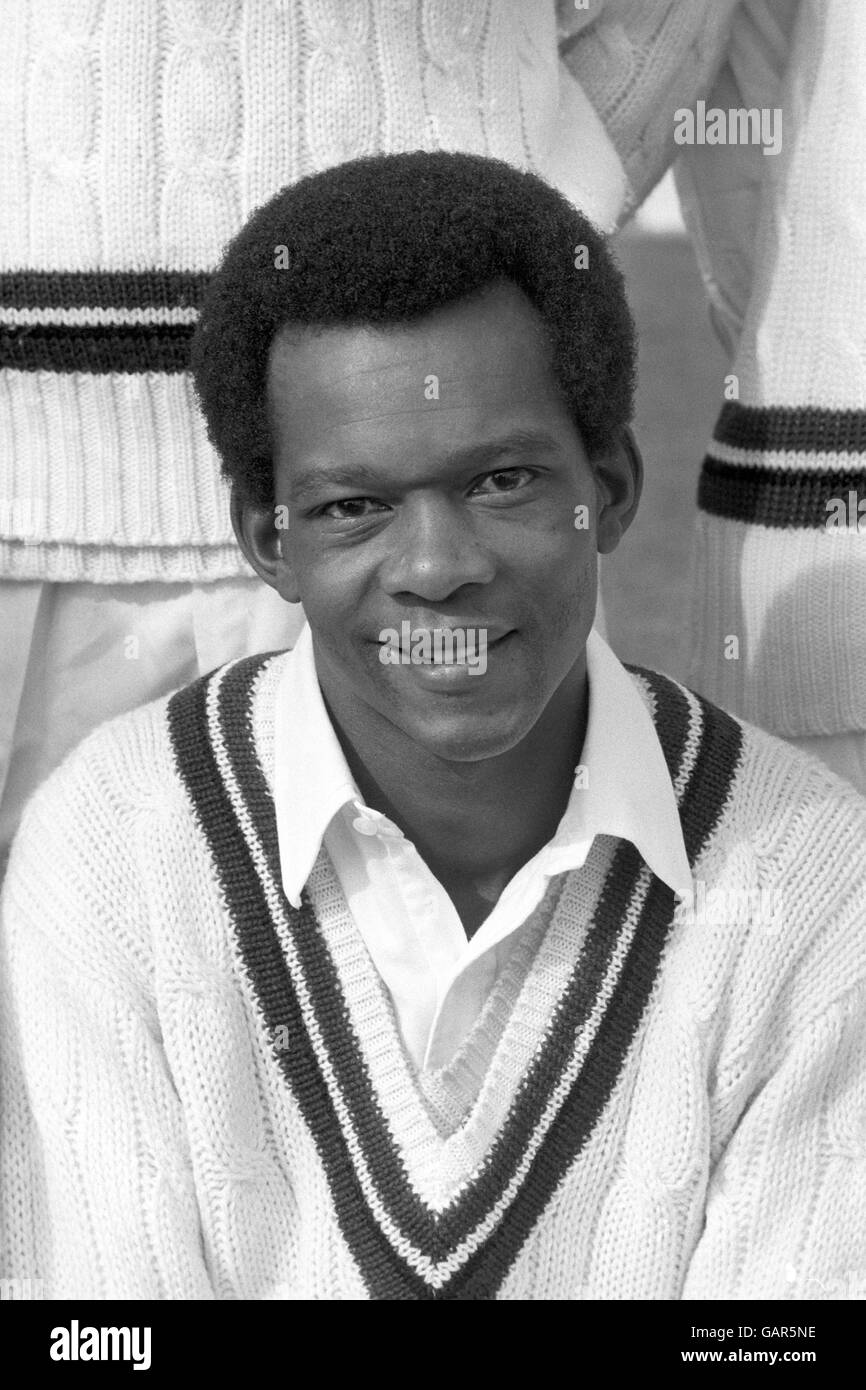 Cricket - Championnat du comté - Worcestershire Photocall.Ron Headley, le Cricketer du Worcestershire et des Indes occidentales. Banque D'Images