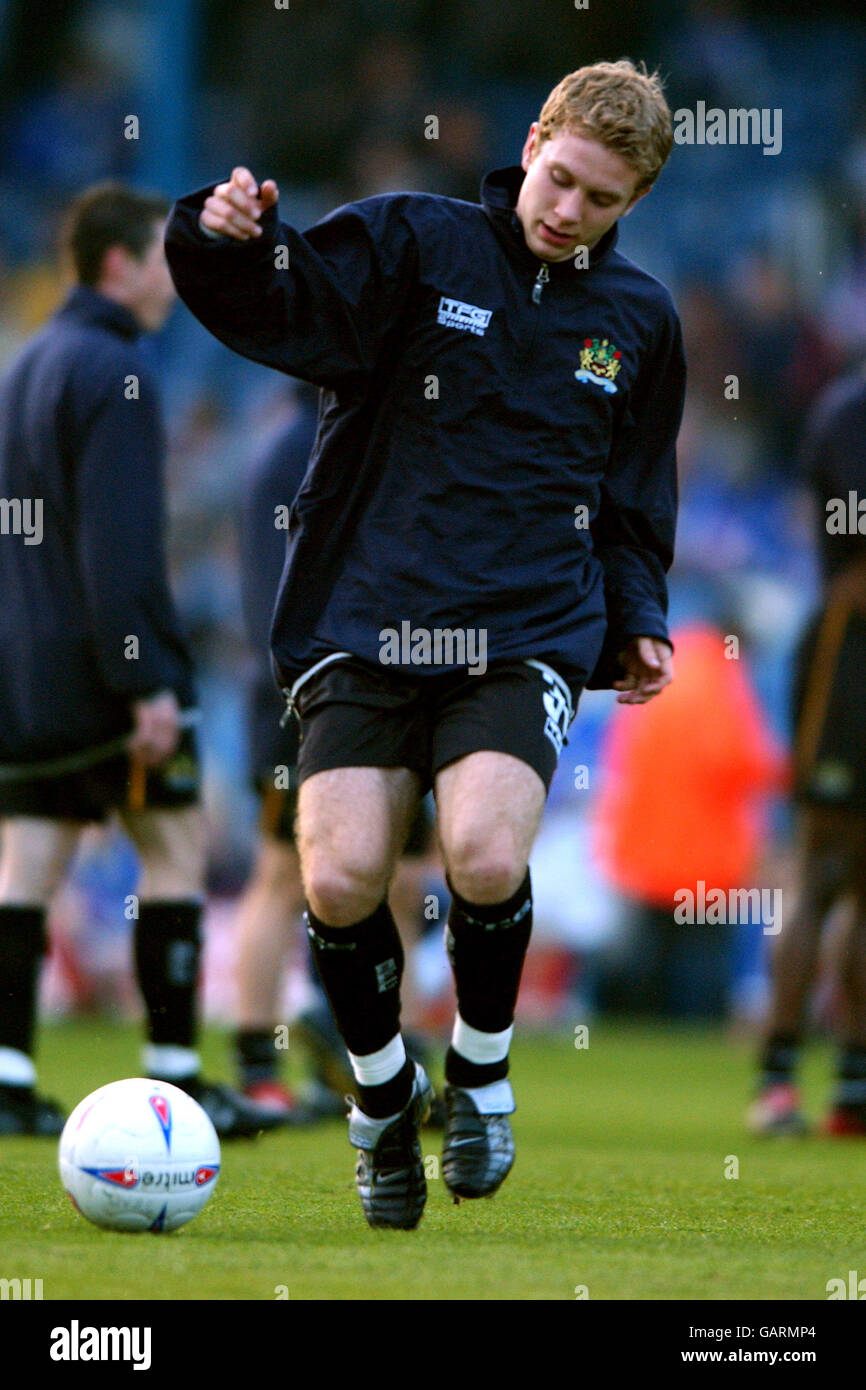 Football - Nationwide League Division One - Portsmouth / Burnley.Joel Pilkington, Burnley Banque D'Images