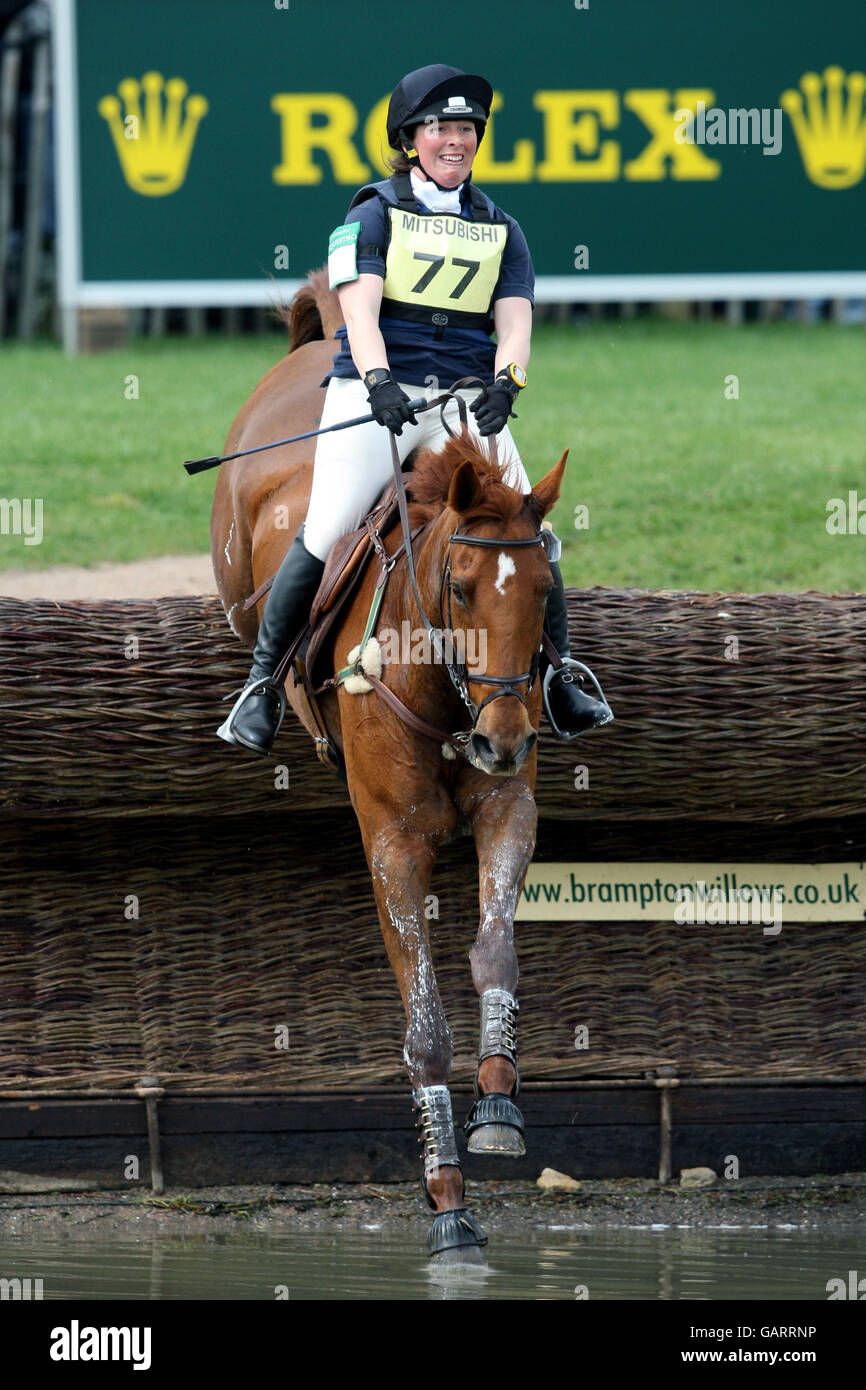 Sports équestres - Mitsubishi Motors Badminton Horse Trials 2008 - Gloucestershire Park Banque D'Images