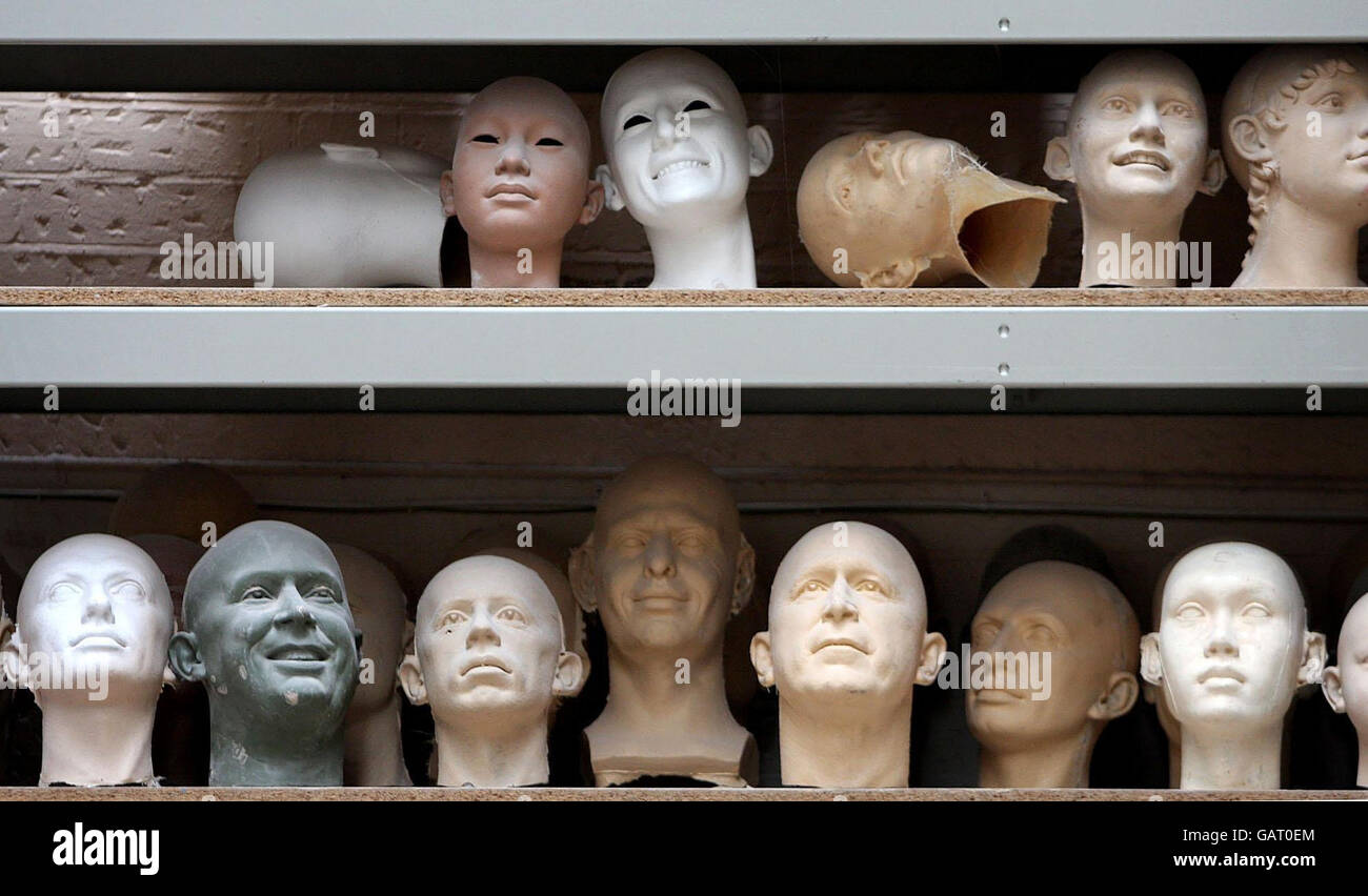 Une vue générale de « proportion London » le vendredi 16 mai, qui fait une large gamme de mannequins pour de nombreux magasins de grande rue, notamment Marks and Spencer, Fortnum and Mason, H&M et Topman. Banque D'Images