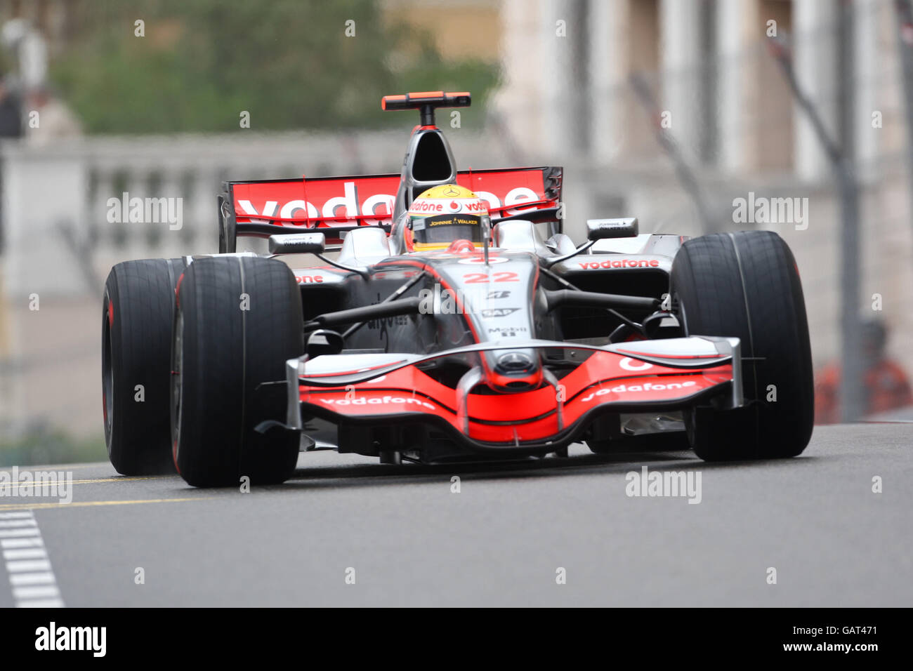 Course automobile Formula One - Grand Prix de Monaco - course - Monte Carlo. Lewis Hamilton, McLaren Mercedes Banque D'Images