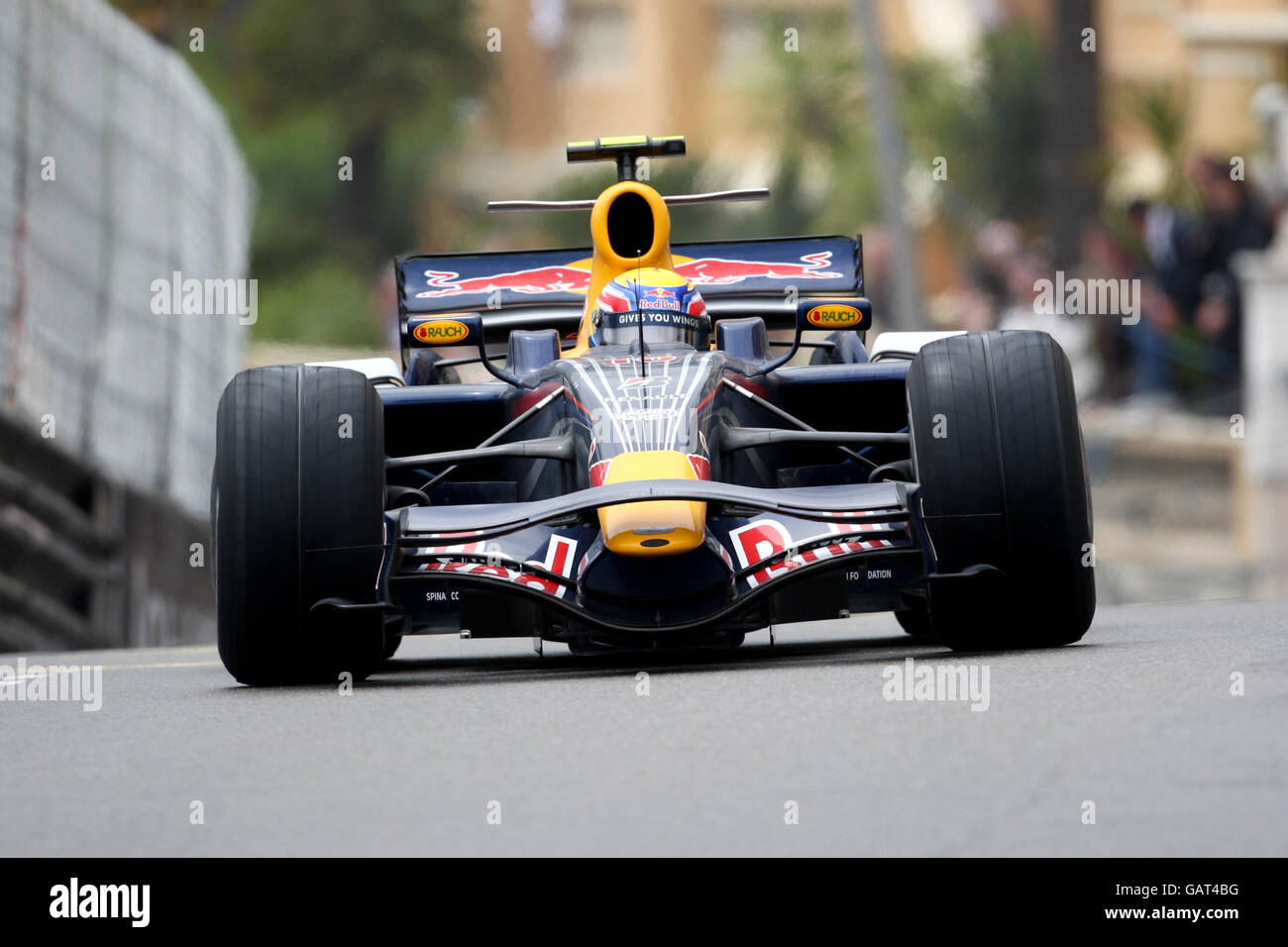 Course automobile Formula One - Grand Prix de Monaco - course - Monte Carlo. Mark Webber, Red Bull Banque D'Images