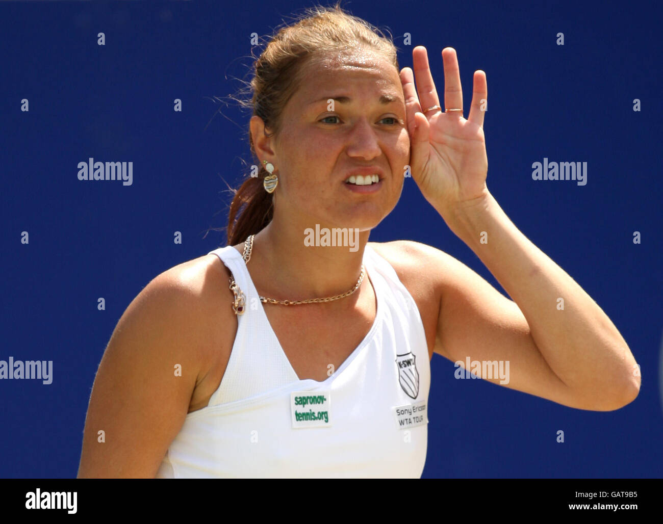 Kateryna Bondarenko en Ukraine contre Yanina Wickmayer en Belgique Banque D'Images