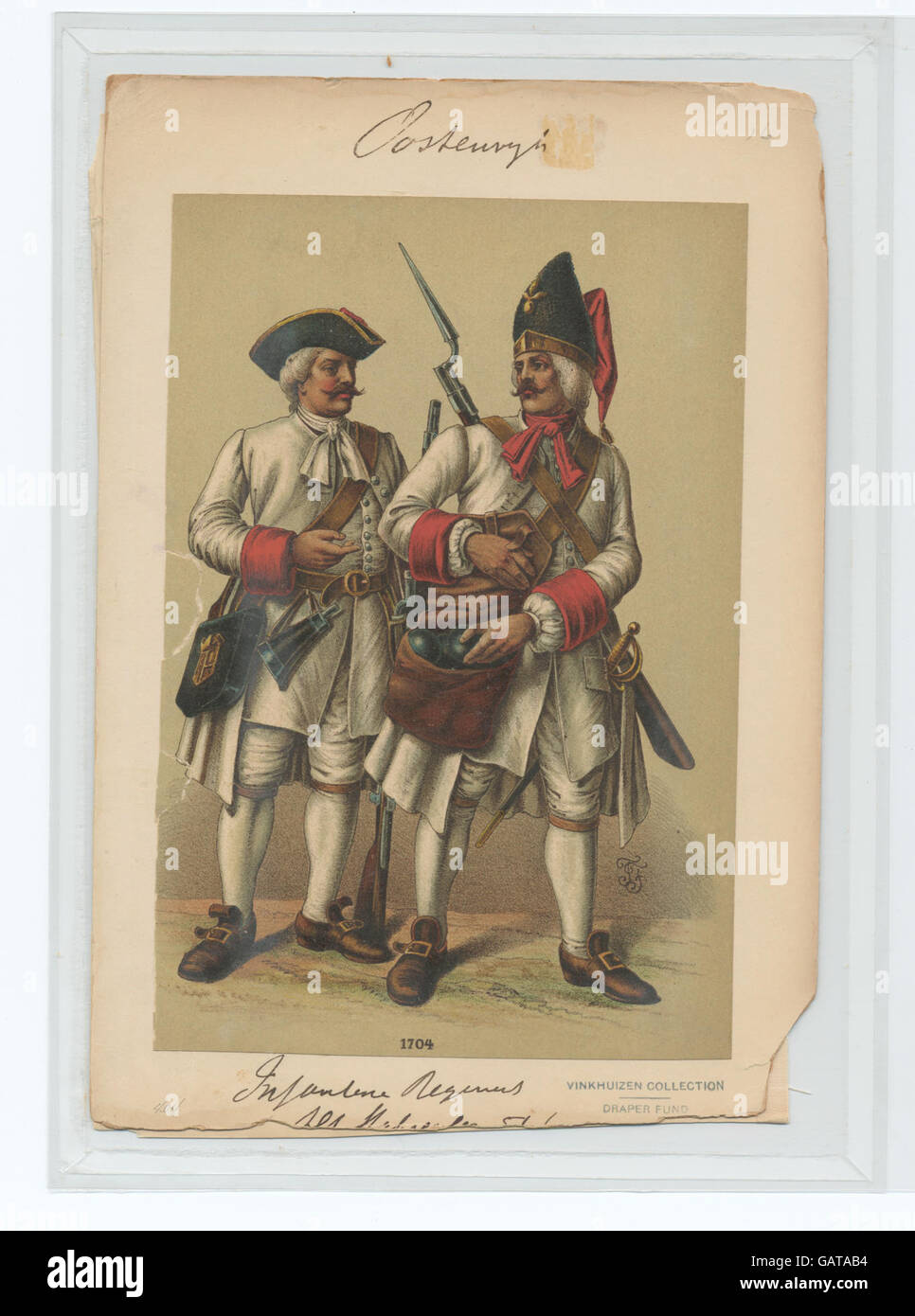 Infanterie Regiment () (bord inférieur cassé) ( b)14896507-90008 Banque D'Images