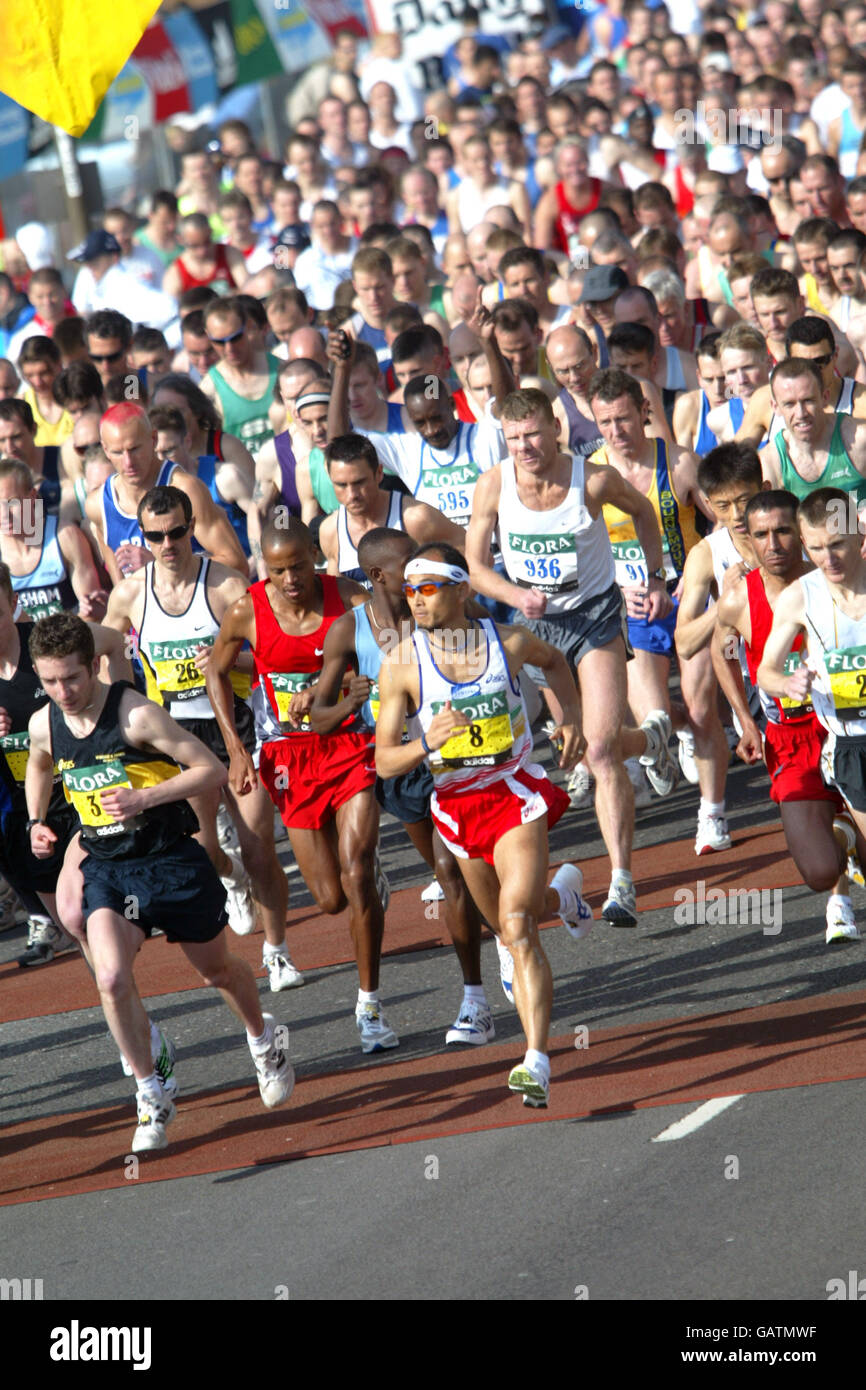 Flora London Marathon 2003 Banque De Photographies Et D images Haute flora-london-marathon-2003-banque-de-photographies-et-d-images-haute