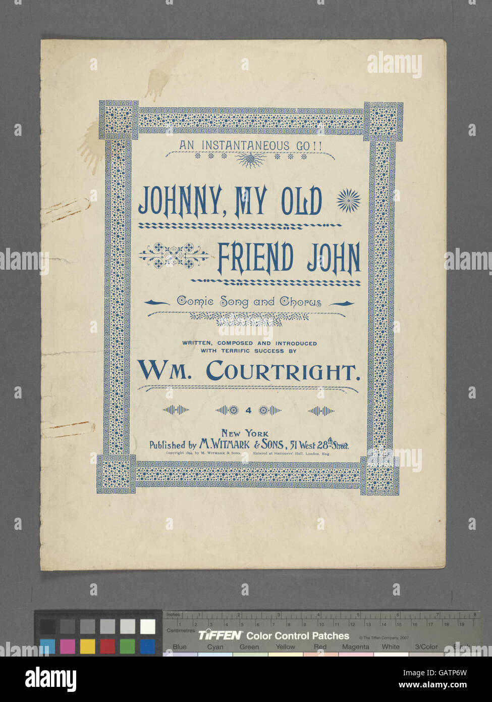 Johnny, My Old Friend John est une chanson exprimant la camaraderie et la nostalgie, probablement au sujet d'une vieille amitié, rappelant le passé et réfléchissant aux bons souvenirs partagés avec un ami nommé Johnny. Banque D'Images