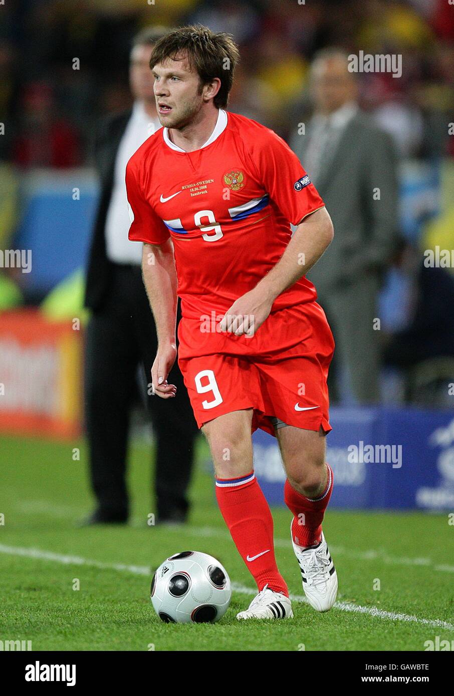 Soccer - Championnat d'Europe de l'UEFA 2008 - Groupe D - Russie / Suède - Stade Tivoli Neu Banque D'Images