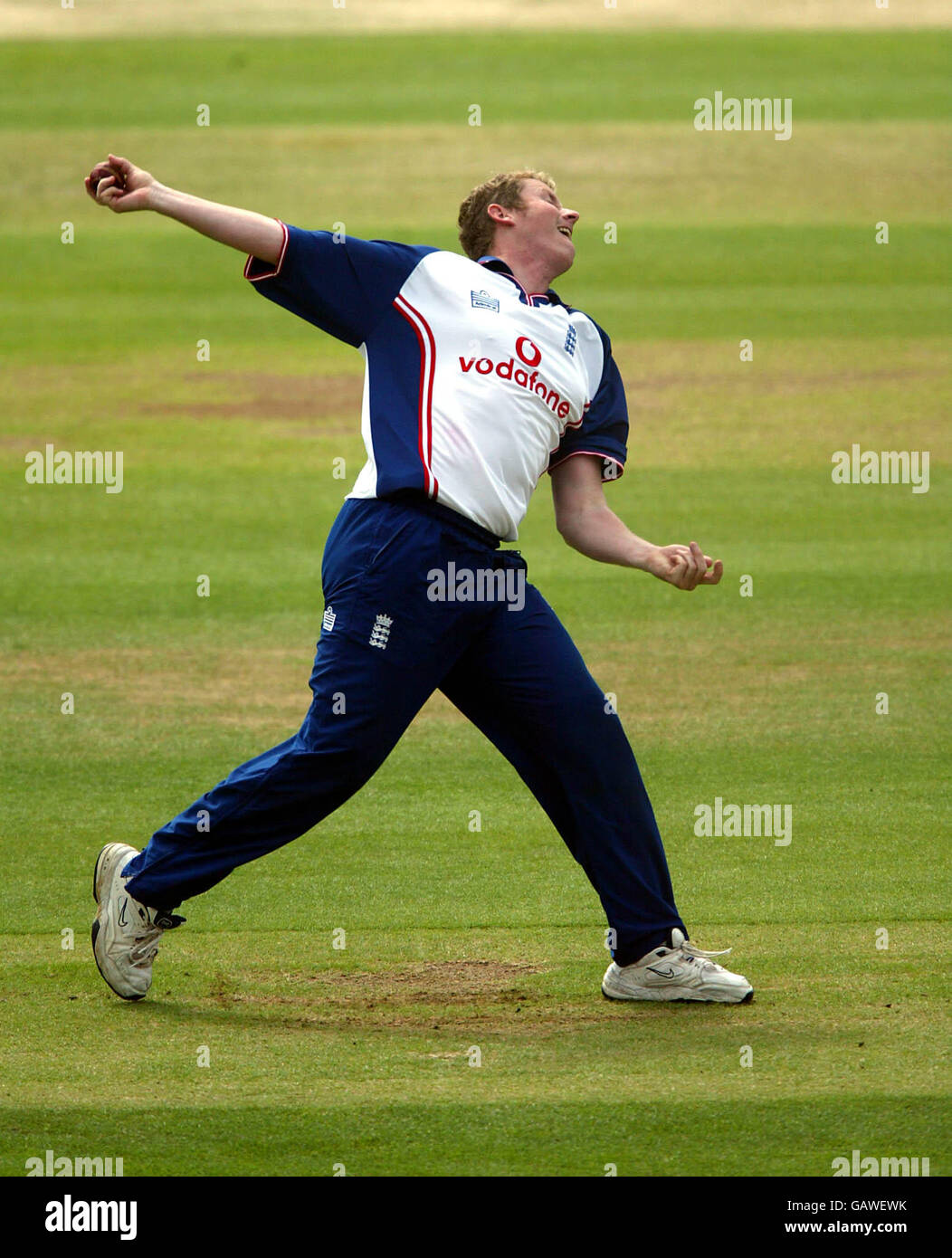 Cricket - Angleterre v Zimbabwe - Premier test npower - filets. Anthony McGrath en Angleterre à la séance de todays nets Banque D'Images