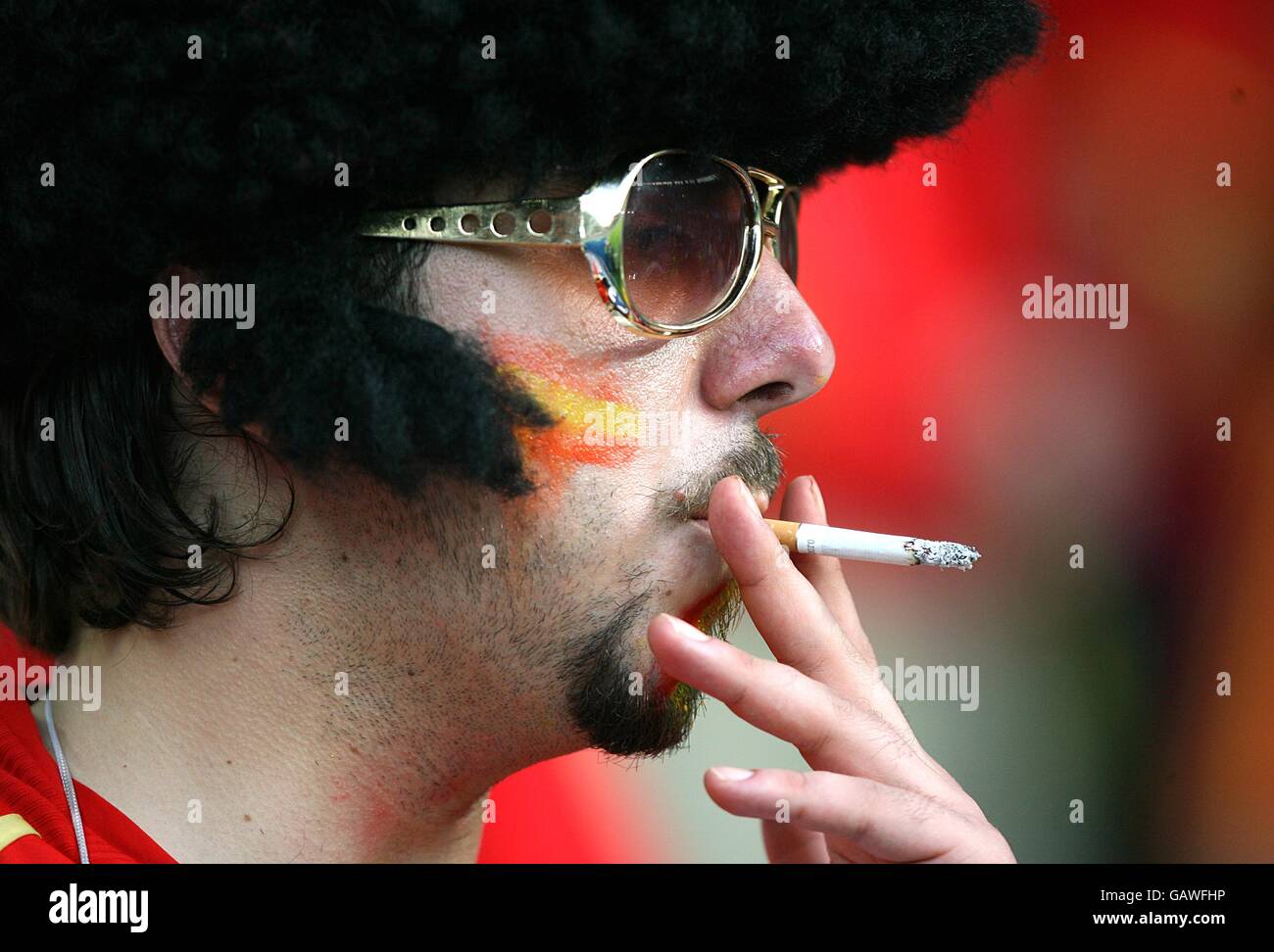 Soccer - Championnat d'Europe de l'UEFA 2008 - Quart de finale - Espagne / ITALIE - stade Ernst Happel Banque D'Images