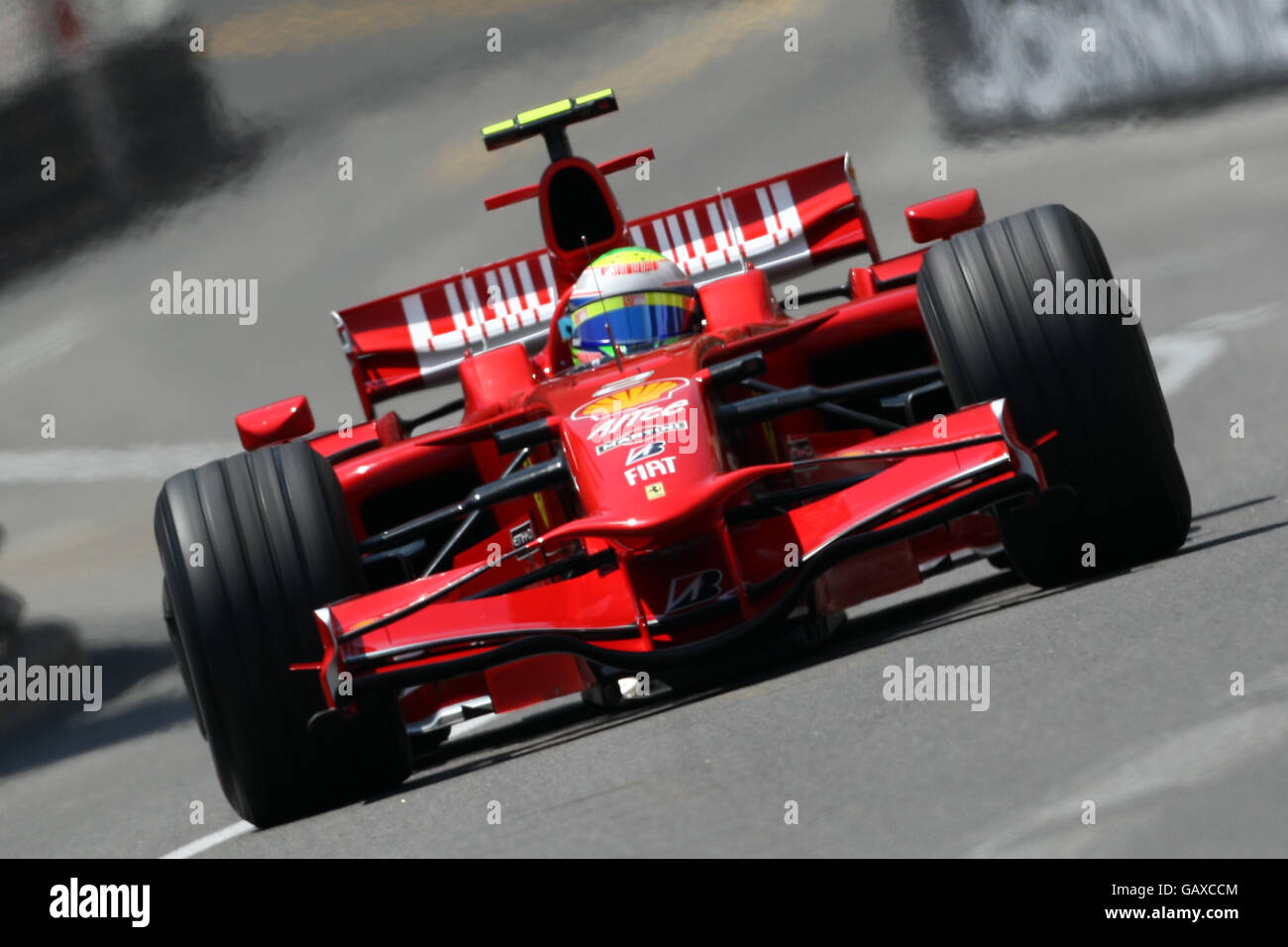 Felipe Massa dans la Ferrari lors de la pratique du jeudi pour le Grand Prix de Monaco, Monaco Banque D'Images