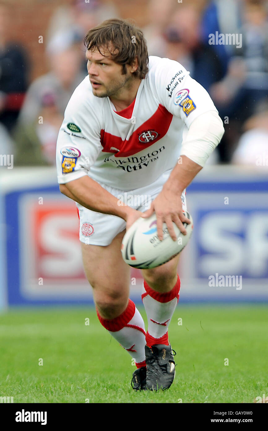 Rugby League - Engager Super League - St Helens v Huddersfield - Knowsley Road Banque D'Images