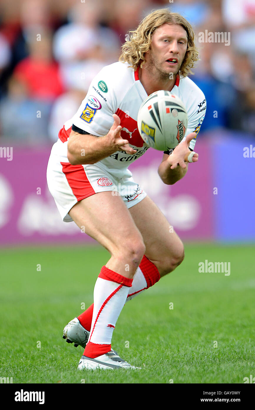 Rugby League - engage Super League - St Helens et Huddersfield - Knowsley Road.Sean long, St Helens Banque D'Images