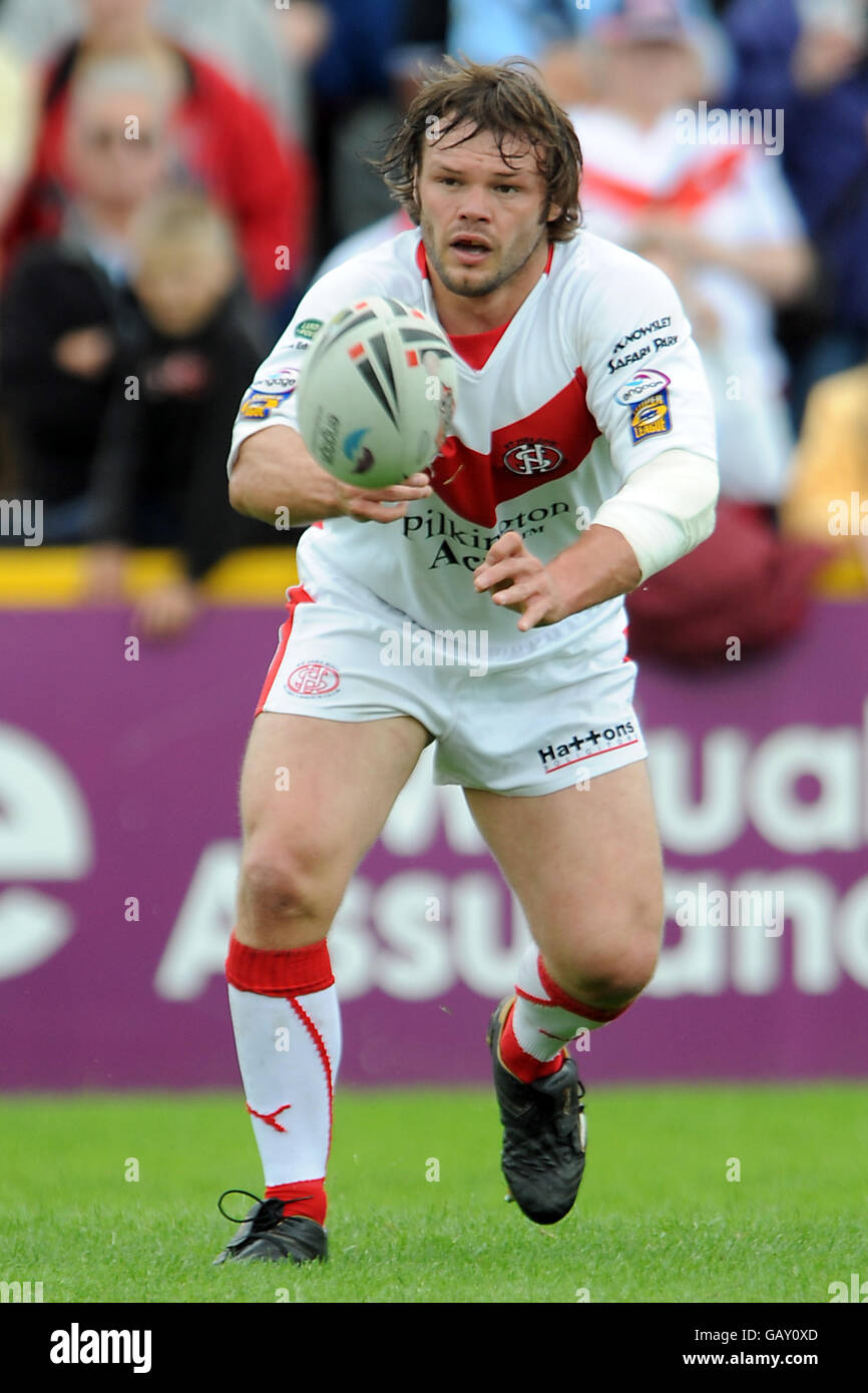 Rugby League - Engager Super League - St Helens v Huddersfield - Knowsley Road Banque D'Images