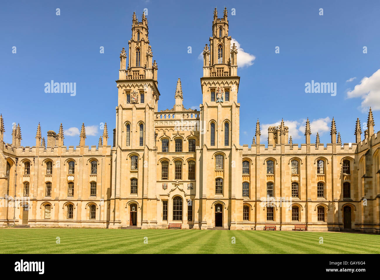 All Souls College Oxford UK Banque D'Images