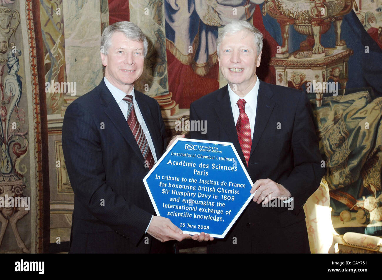 Plaque RSC Banque D'Images