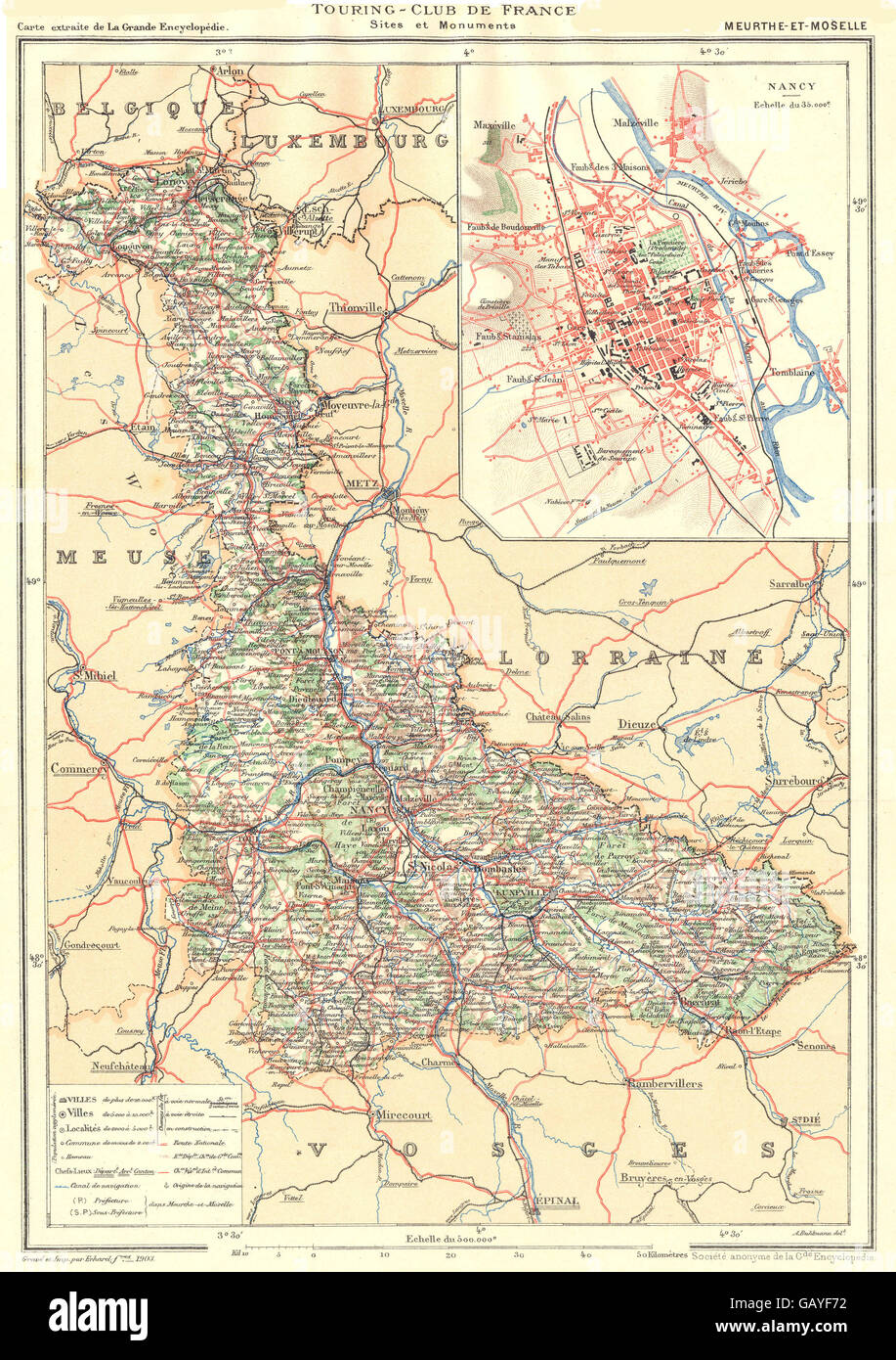 Carte Postale Ancienne – Meurthe-et-Moselle (54) – Années 90 – Vues Multiples Couleurs