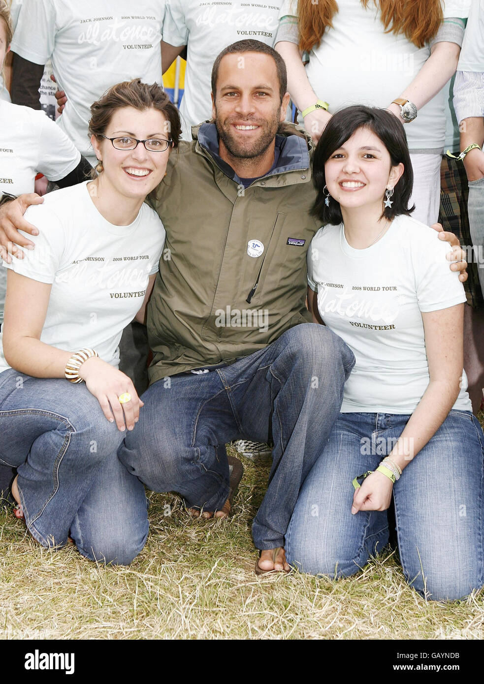 Jack Johnson Photocall - Londres Banque D'Images