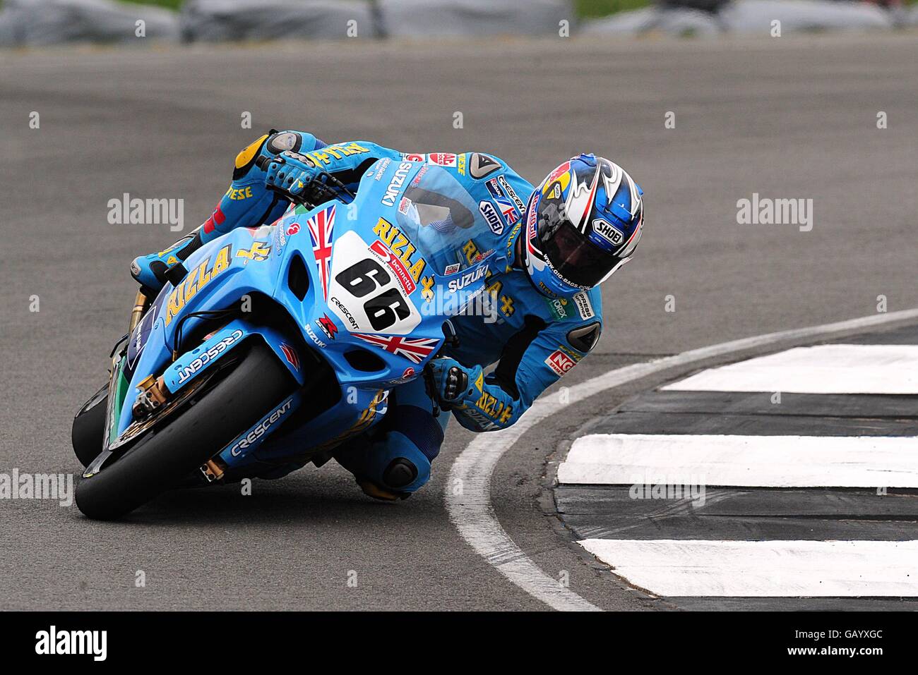 Moto - Bennetts British Superbike Championship - essais libres - Donnington Park Banque D'Images