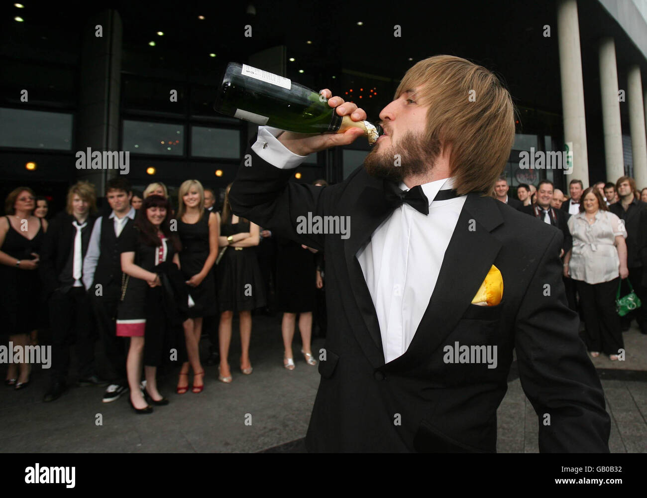 La première Belfast film d'horreur Zombie Banque D'Images