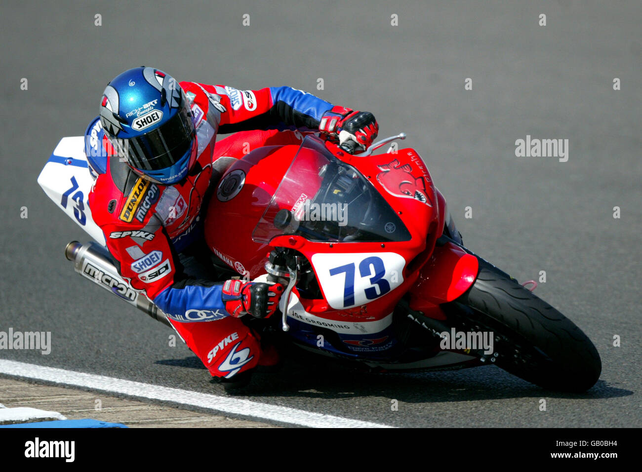 Motocyclisme - Supersport World Championship - Silverstone.Simon Andrews, Red Piranha Racing Banque D'Images