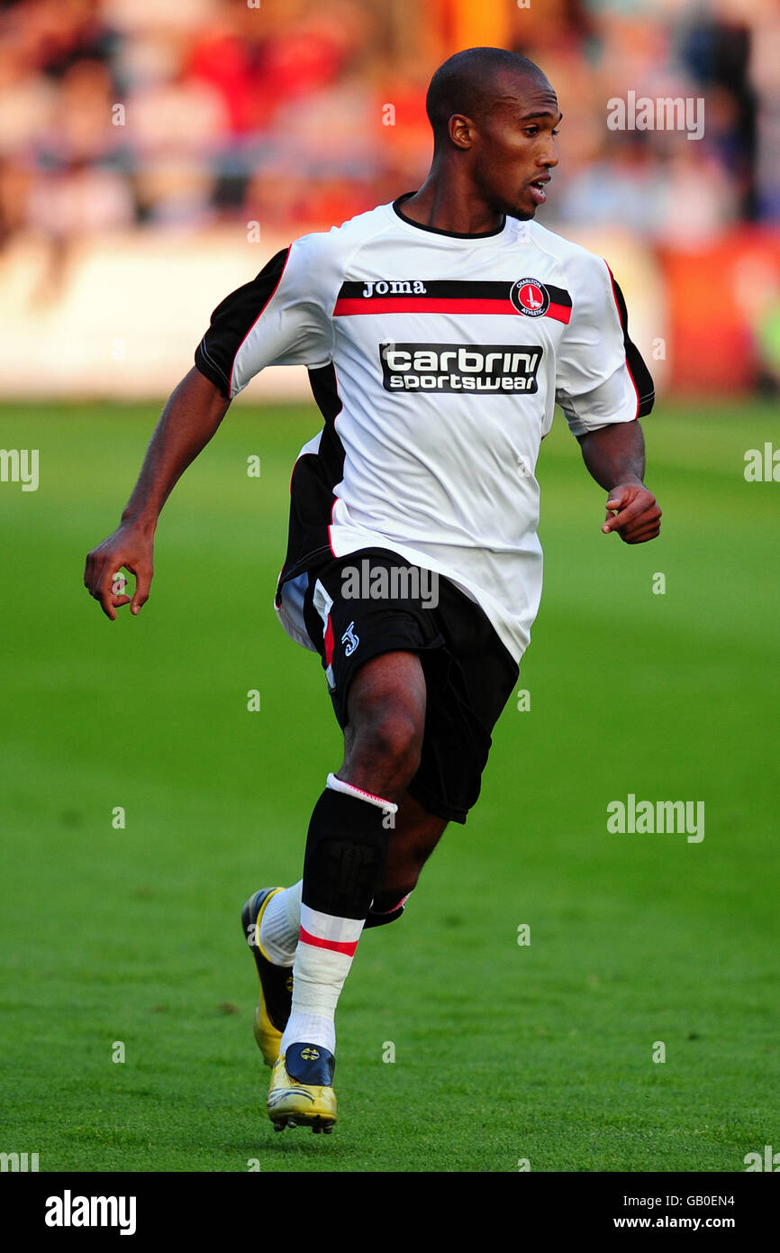 Football - amical - Dover Athletic / Charlton Athletic - Crabble Athletic Ground. Yassin Moutaouakil, Charlton Athletic Banque D'Images