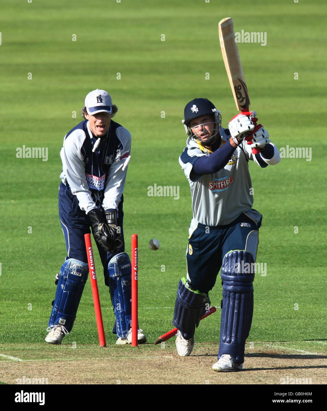 Cricket - Vingt20 Cup - Quart de finale - Warwickshire v ours Spitfires Kent - Edgebaston Banque D'Images