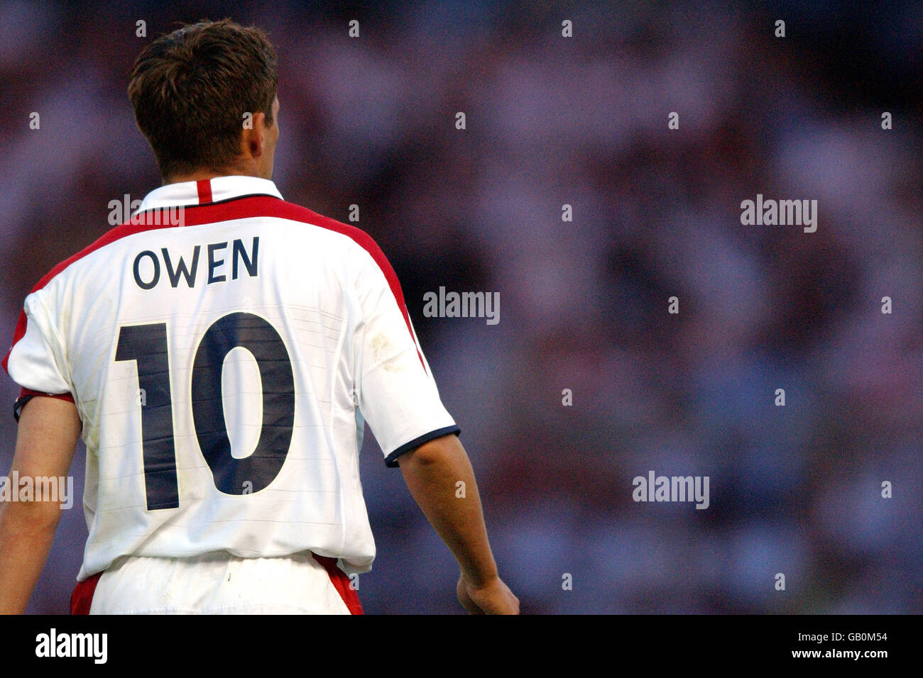 Soccer - Championnat d'Europe 2004 qualificateur - Groupe sept - Angleterre / Slovaquie. Michael Owen, Angleterre Banque D'Images