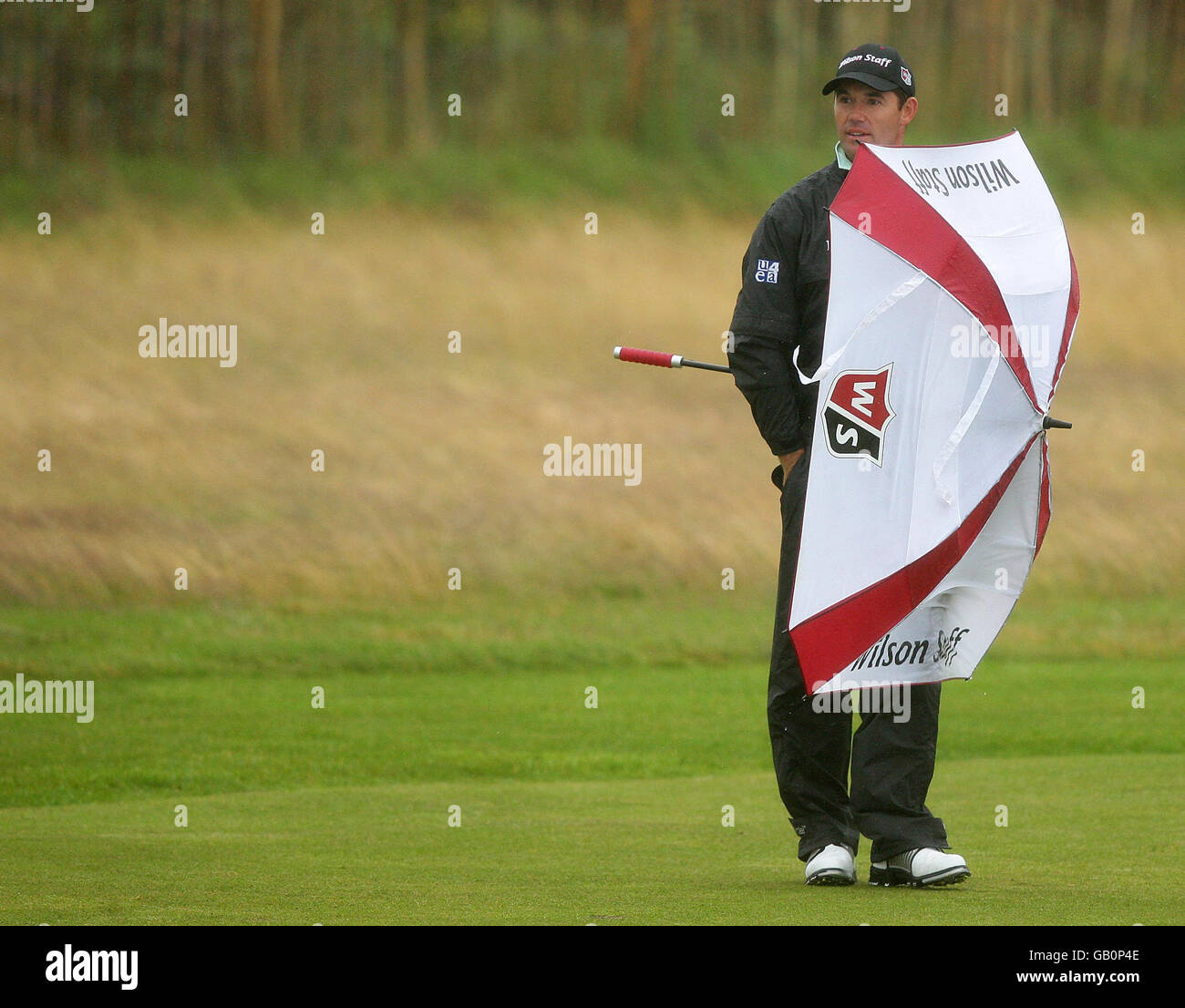 Golf - Championnat 2008 ouvert - première journée - Royal Birkdale Golf Club.Padraig Harrington, de la République d'Irlande, lors de la première manche du Championnat d'Open au Royal Birkdale Golf Club, Southport. Banque D'Images