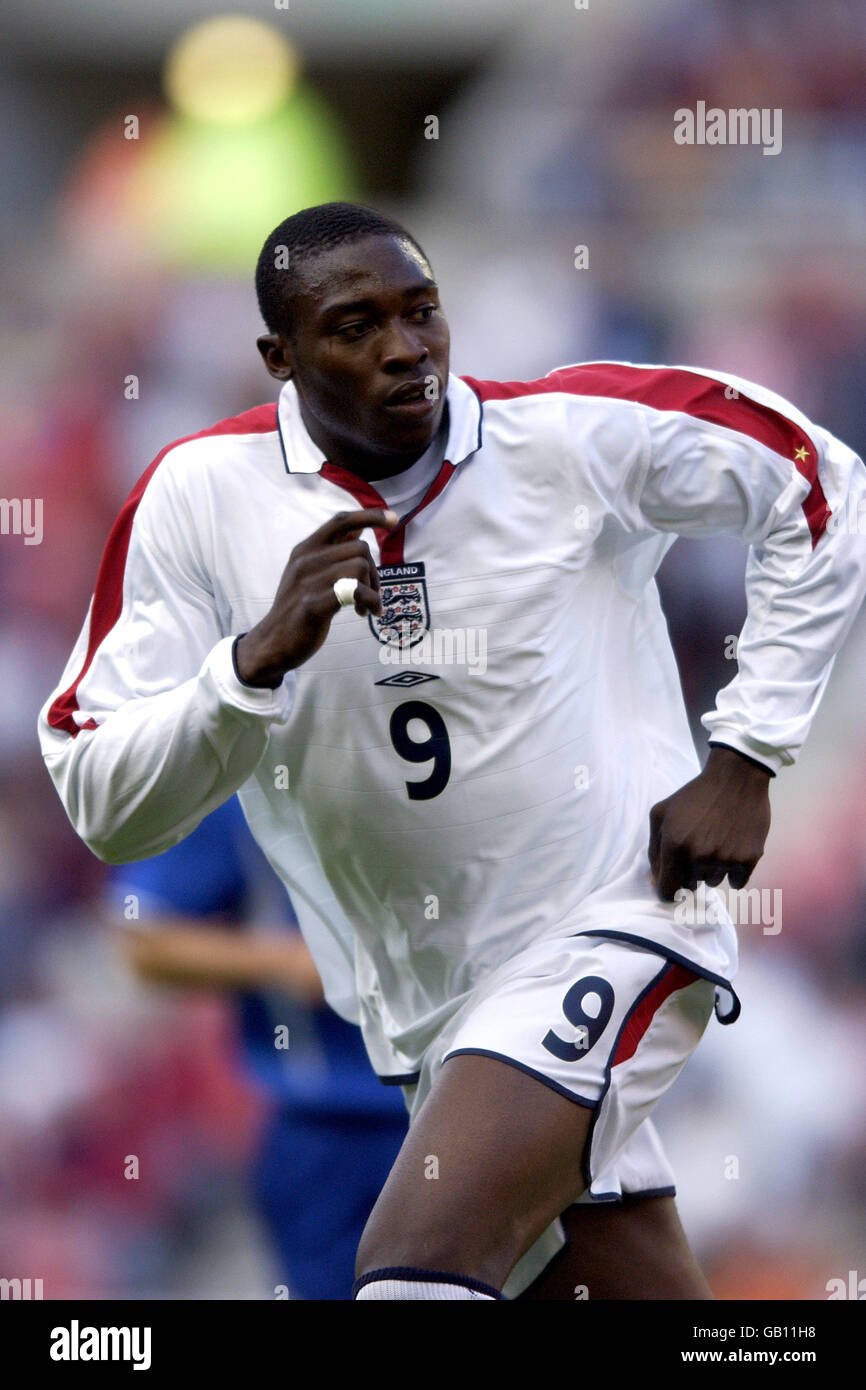 Soccer - Championnats d'Europe des moins de 21 ans 2004 qualificateur - Groupe sept - Angleterre / Slovaquie. Shola Ameobi, Angleterre Banque D'Images