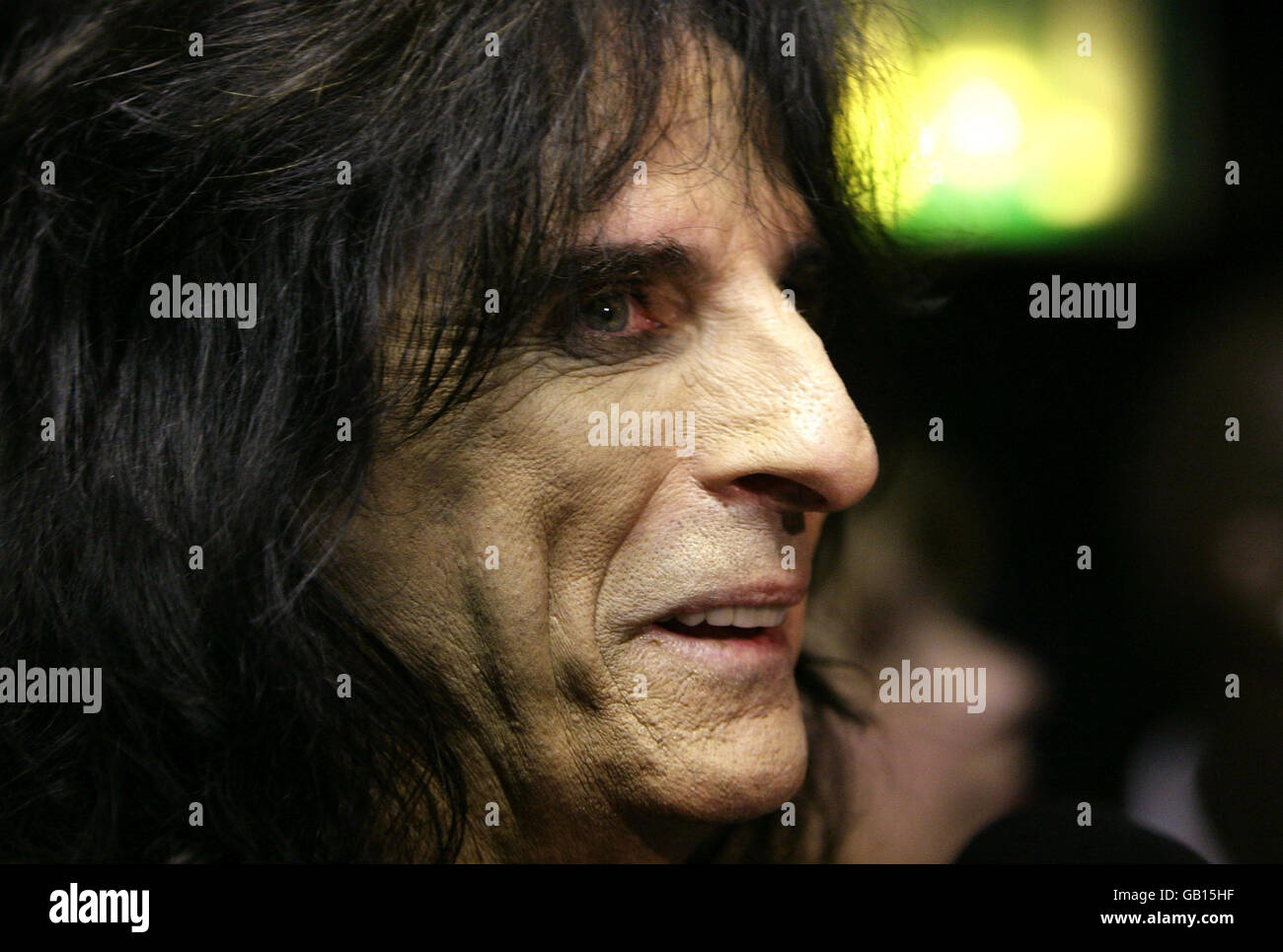 Alice Cooper participe au lancement des nominations du Classic Rock Magazine Roll of Honor 2008 au Borderline, dans le centre de Londres. Banque D'Images