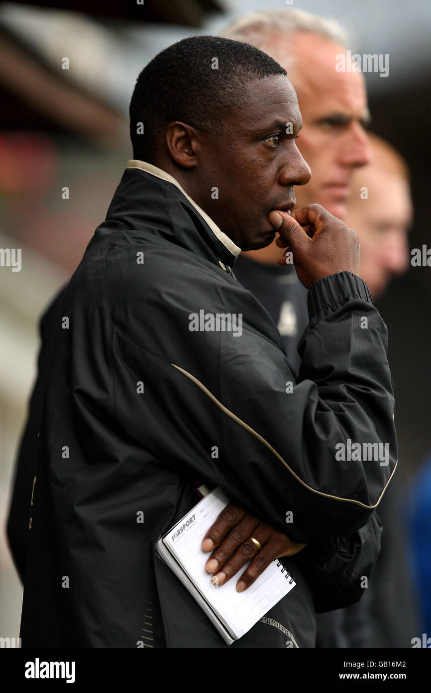 Football - Friendly - Hereford United v Wolverhampton Wanderers - Edgar Street Athletic Ground Banque D'Images