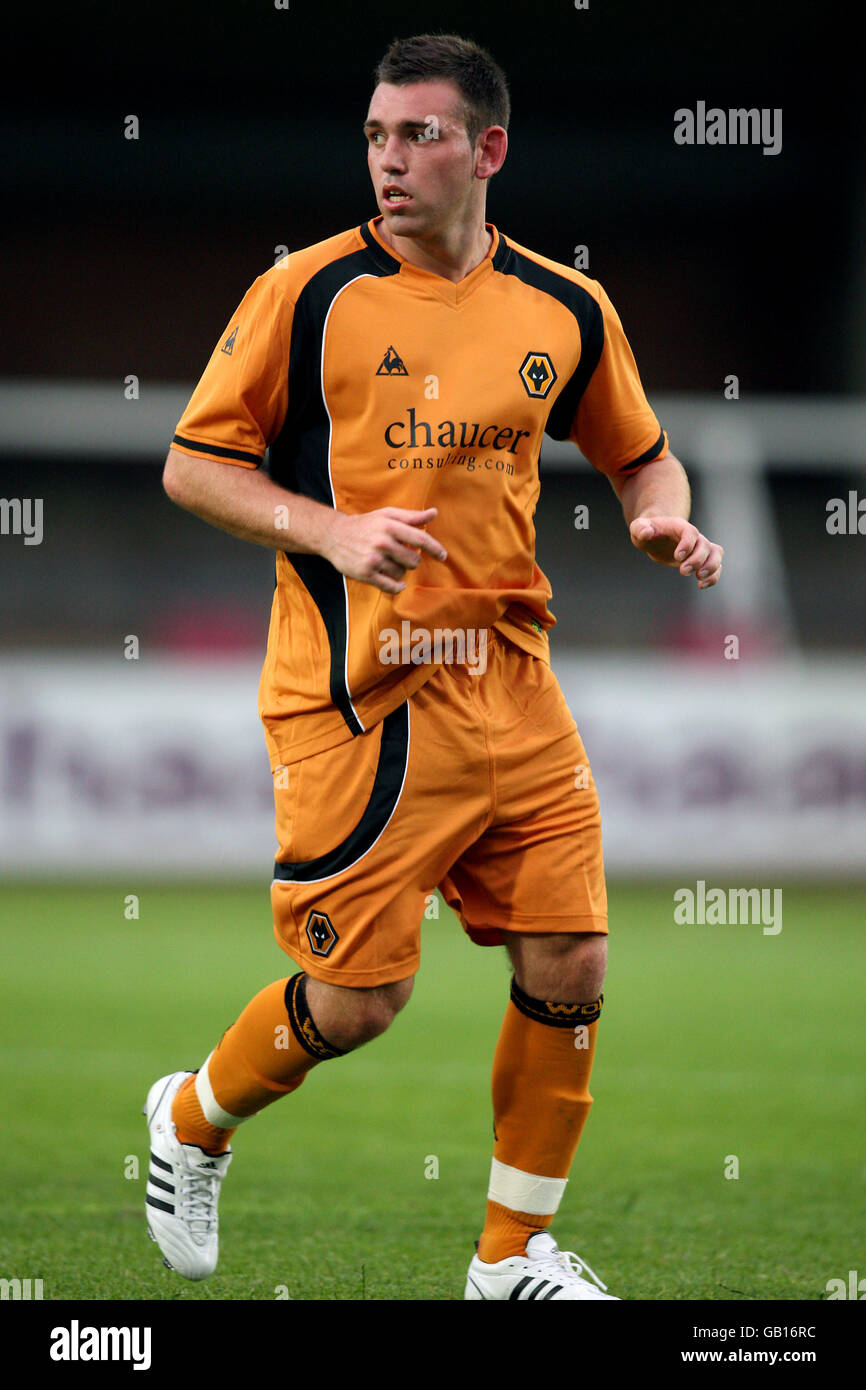 Football - Friendly - Hereford United v Wolverhampton Wanderers - Edgar Street Athletic Ground Banque D'Images